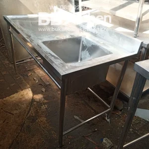 Sink 1 Lobang Sayap Becksples Ukuran 150x75x85