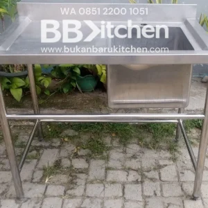 Sink 1 Lobang Sayap Kiri P100 x L60 x T85 cm