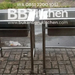 Sink 1 Lobang Stainless Steel P70 x L60 x T85 cm