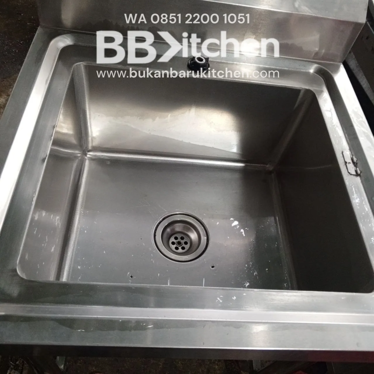 Sink 1 Lobang Stainless Steel Ukuran 60x60x85 - Image 4