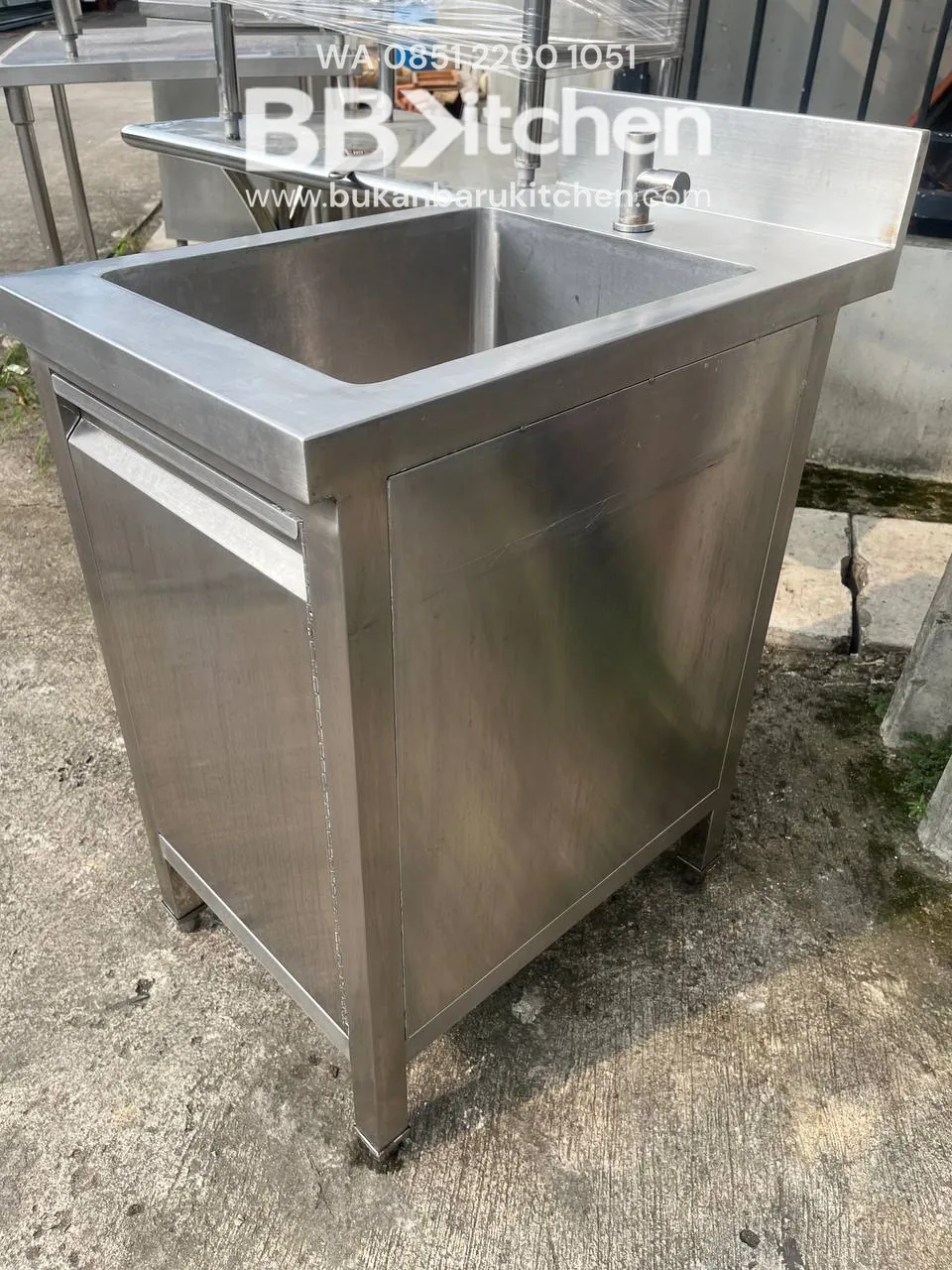 Sink Cabinet Stainless Steel Ukuran 42x70x80 - Image 3