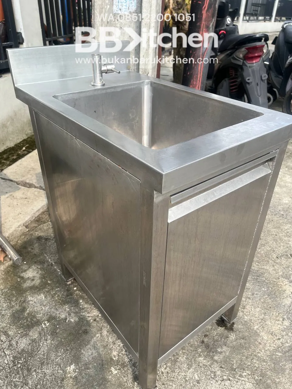 Sink Cabinet Stainless Steel Ukuran 42x70x80 - Image 4