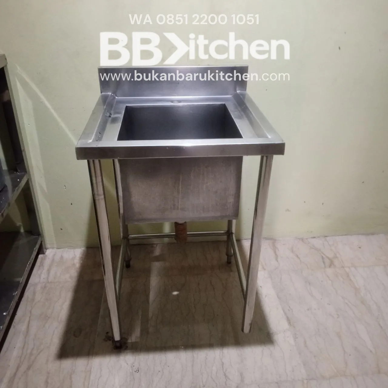 Sink Jumbo Stainless 1 Lobang 60x60x85 - Image 2