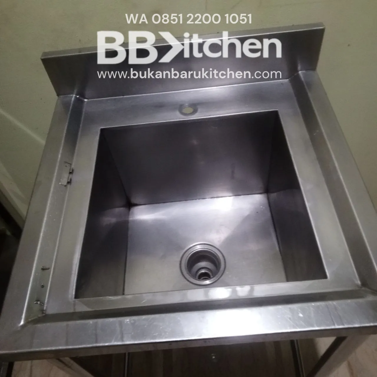 Sink Jumbo Stainless 1 Lobang 60x60x85 - Image 3