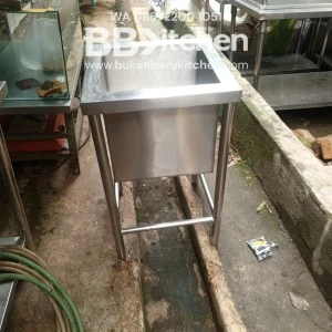 Sink Stainless 1 Lobang Ukuran 50x50x85