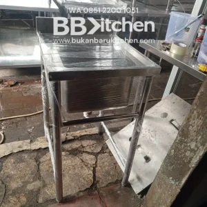 Sink Stainless Steel 1 Lobang Ukuran 50x60x85