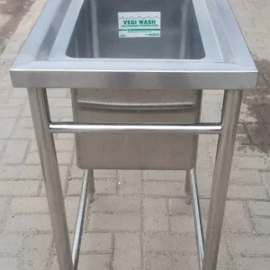 Sink Stainless Steel 1 Lobang Ukuran P 48 x L 75 x T 85 cm