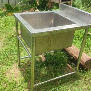 Sink Stainless Steel Single P 65L 50x50x30cm