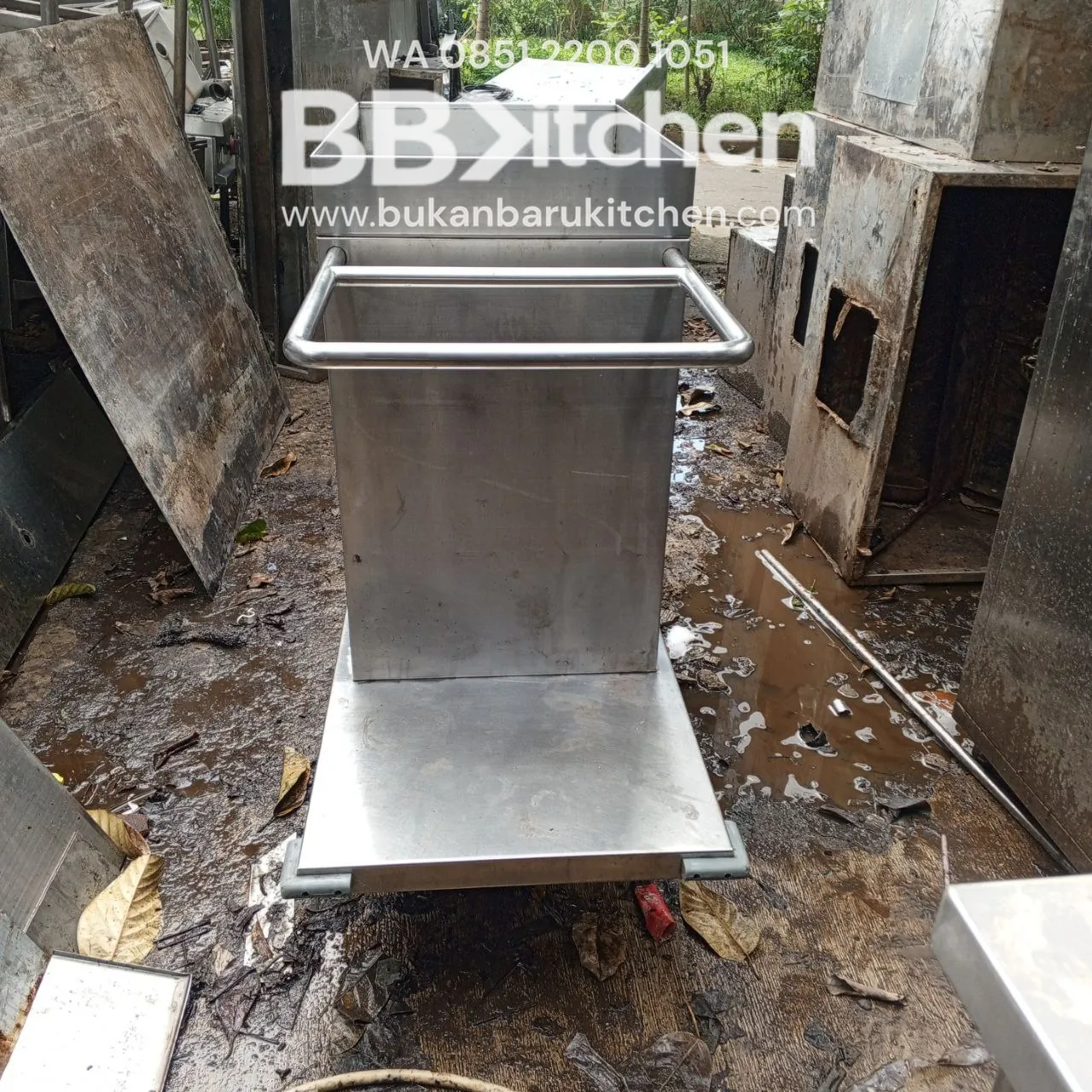 Troli Barang Kabinet Ukuran 160x56x30 untuk Dapur Komersial
