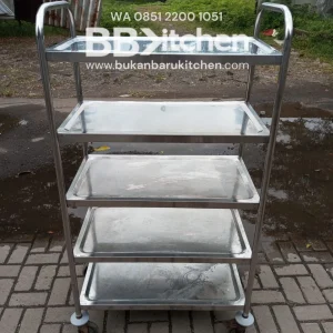 Trolley Food 5 Susun 80x46x150 cm