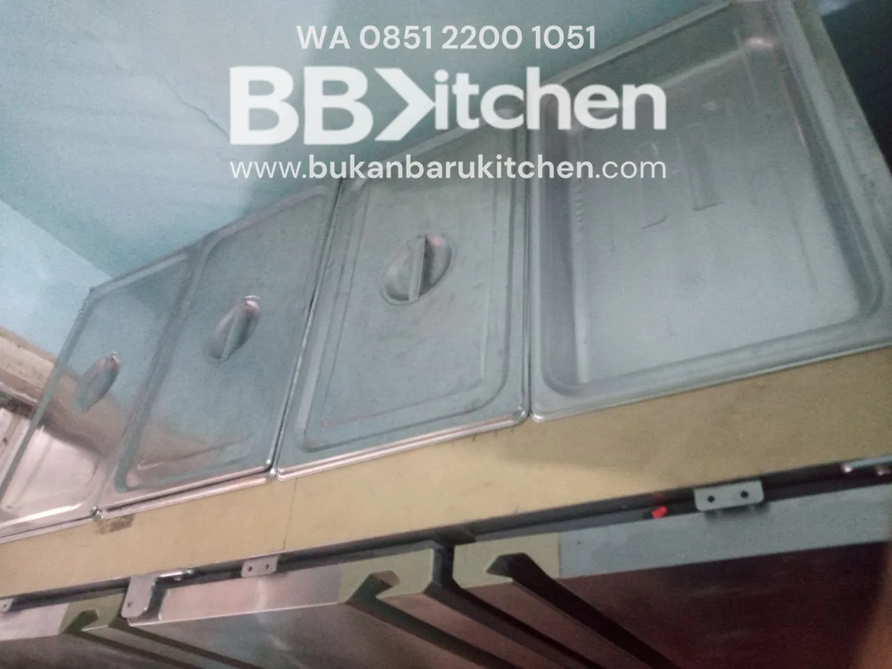 Under Counter Chiller Salad 3 Pintu VOSTEN 136x70x85 cm
