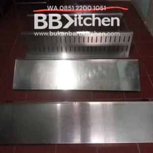 Wall Shelf Stainless Steel 120x30 cm - 3 Unit, 122x27 cm - 1 Unit