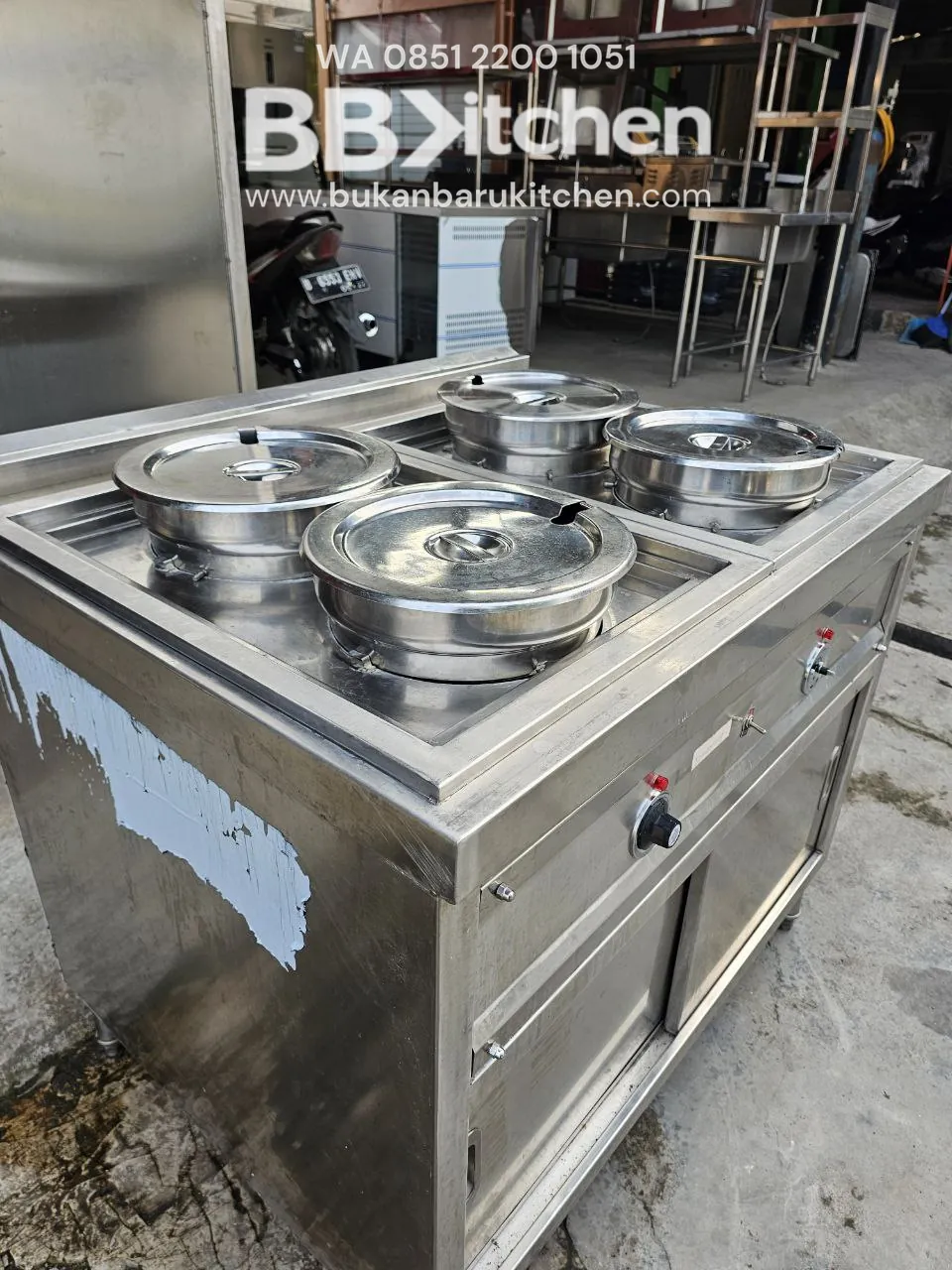 Bain Marie Listrik 100x80x85 cm - Peralatan Dapur Komersial - Image 3