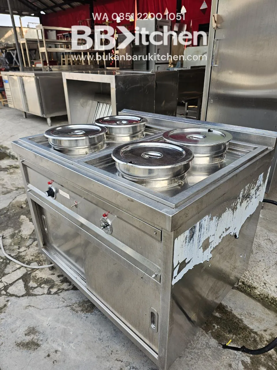 Bain Marie Listrik 100x80x85 cm - Peralatan Dapur Komersial - Image 4