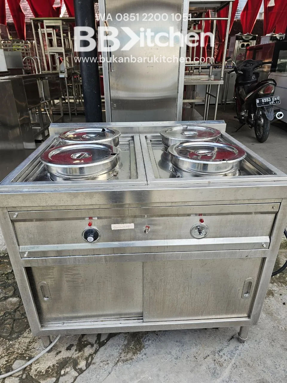 Bain Marie Listrik 100x80x85 cm - Peralatan Dapur Komersial