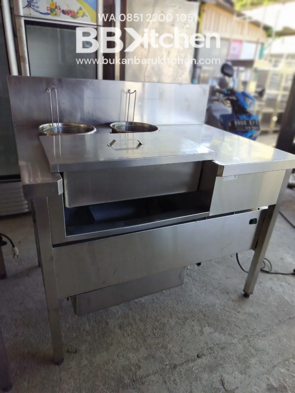 Breading Machine Penyaring Tepung untuk Fried Chicken Ukuran P 120 L 80 T 85 - Image 2