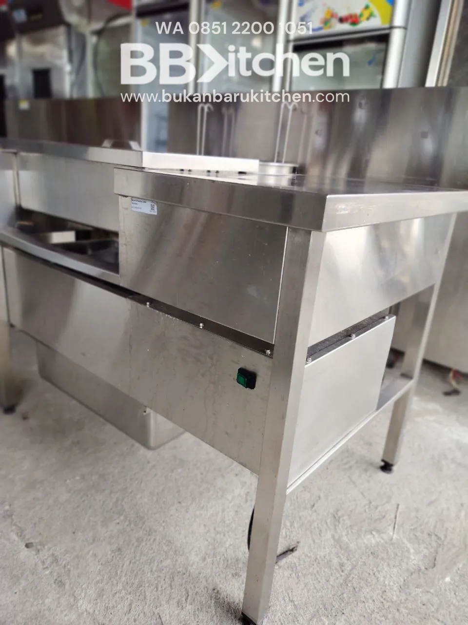 Breading Machine Penyaring Tepung untuk Fried Chicken Ukuran P 120 L 80 T 85 - Image 6