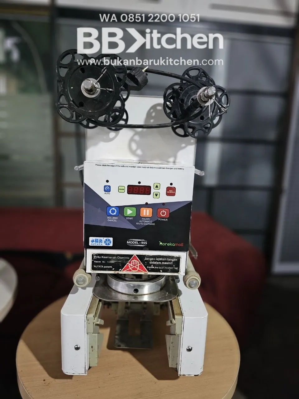 Cup Sealer Automatis Autata ATT-95S 392x250x530mm - Image 4