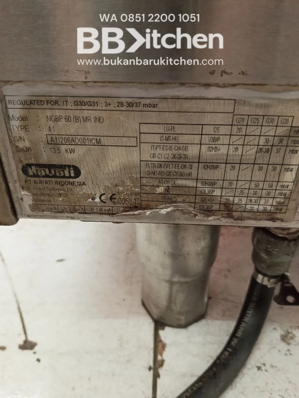 Gas Boiling Pan Nayati Uk 80x75x85 - Image 7