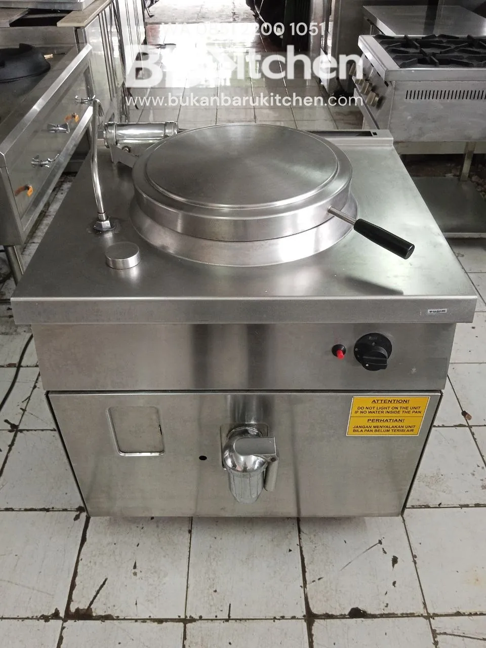 Gas Boiling Pan Nayati Uk 80x75x85