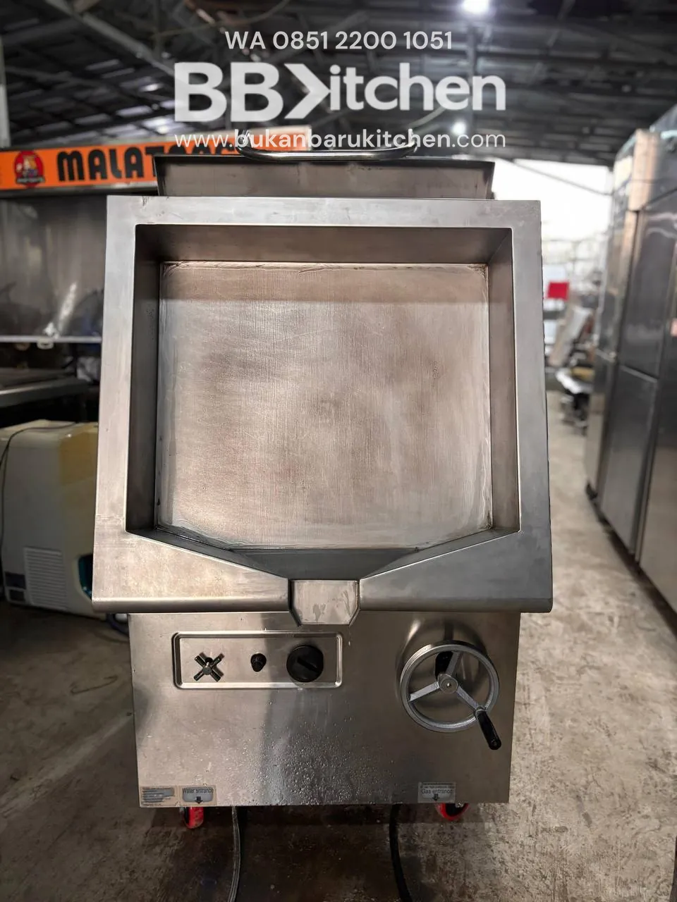 Gas Tilting Braising Pan Getra OH900-RS 80 Liter - Image 5