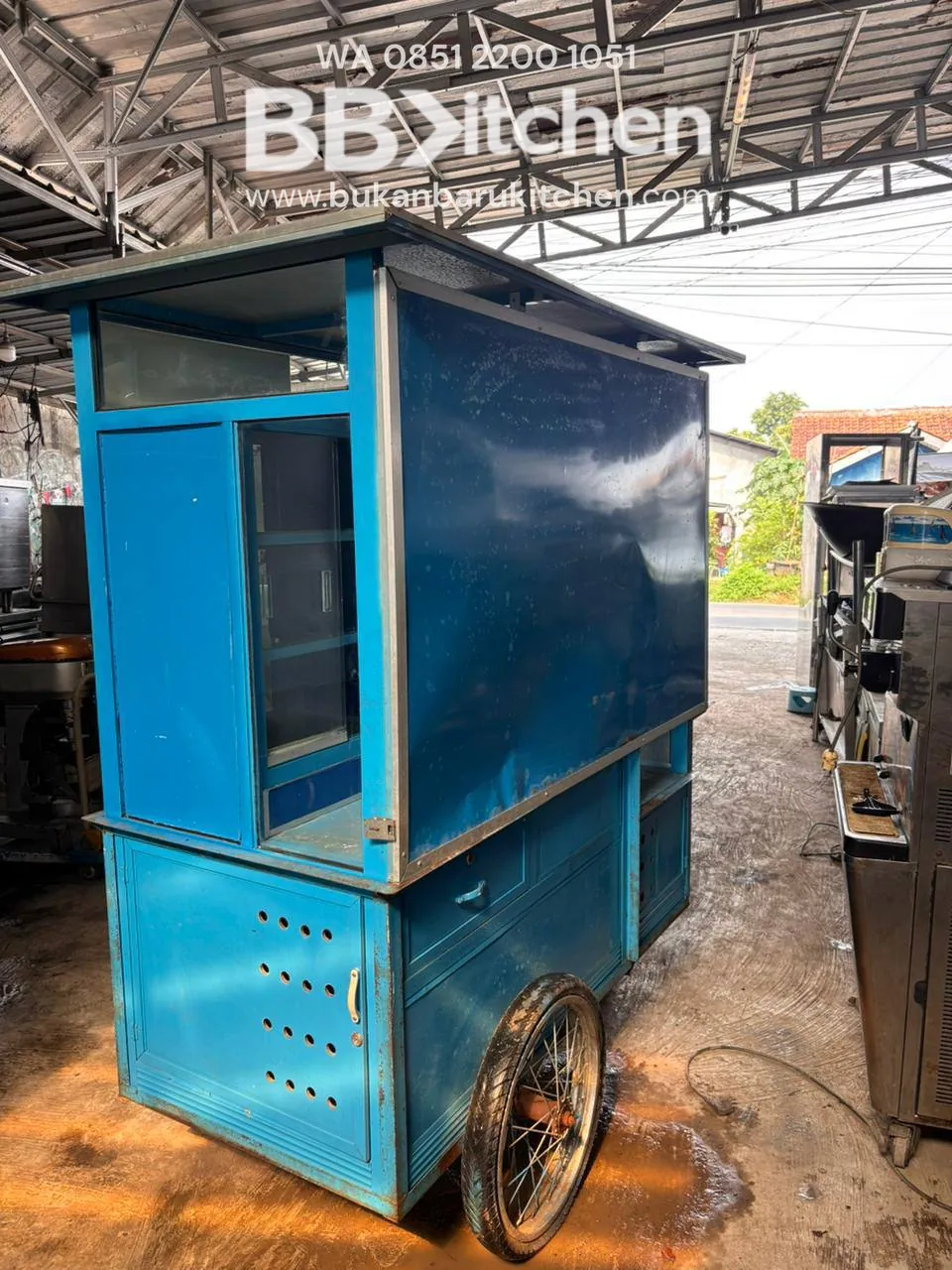Gerobak Besi dan Aluminum Ukuran 170x80x190 - Image 2