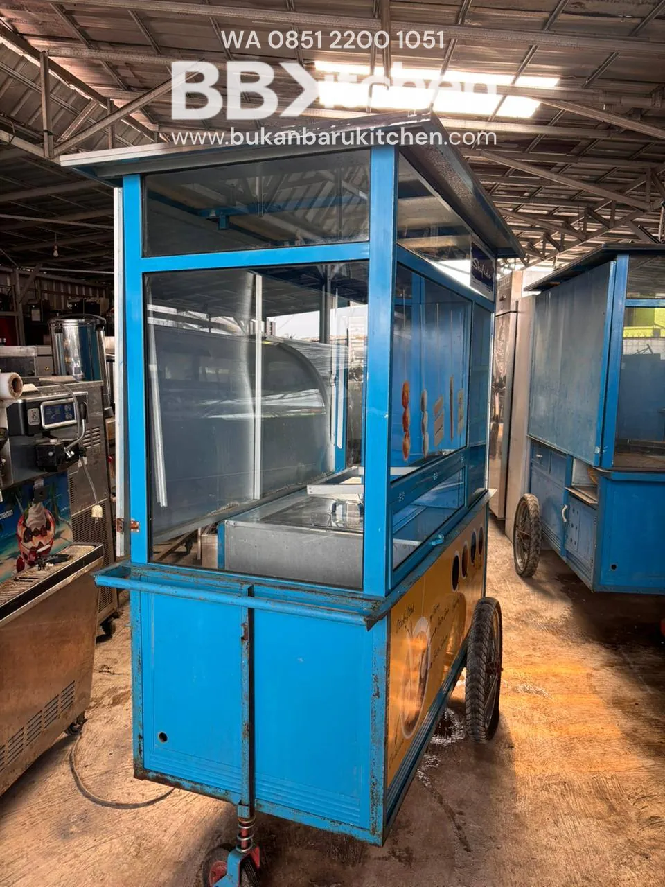 Gerobak Besi dan Aluminum Ukuran 170x80x190 - Image 3