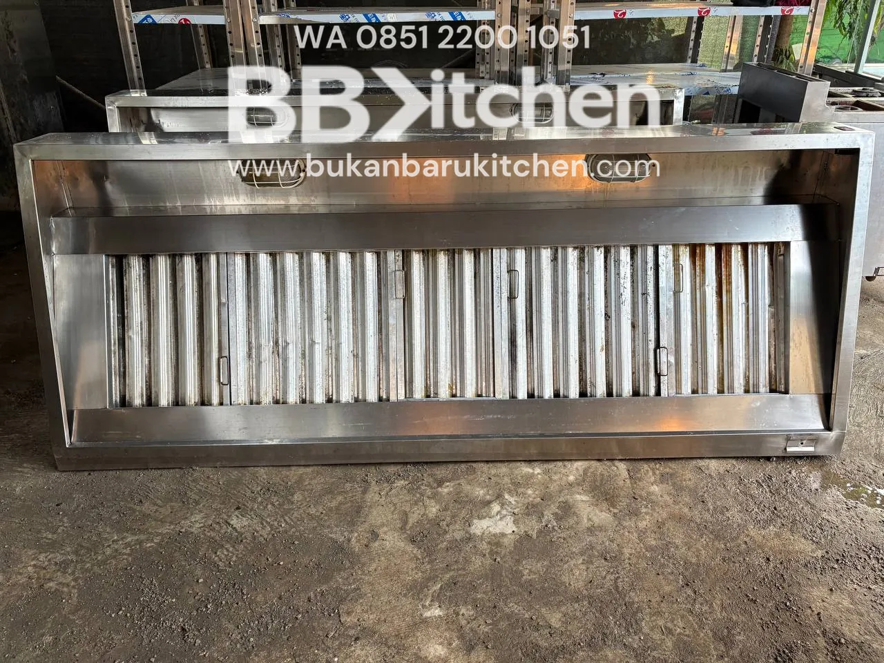 Hood Filter 230x90x40 untuk Dapur Komersial