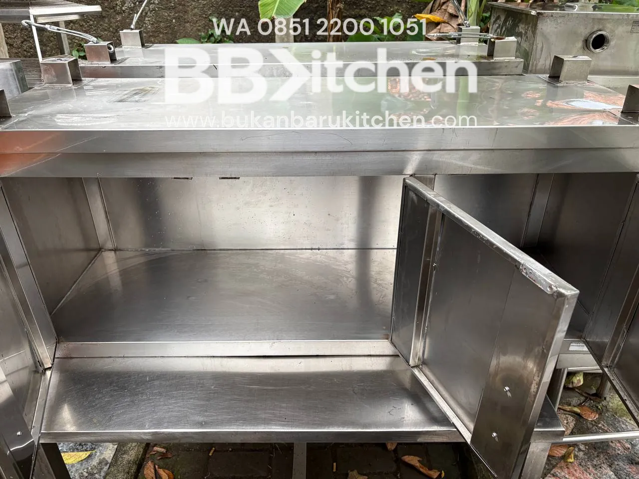 Kabinet Gantung Stainless Ukuran 120x40x50 - Image 2