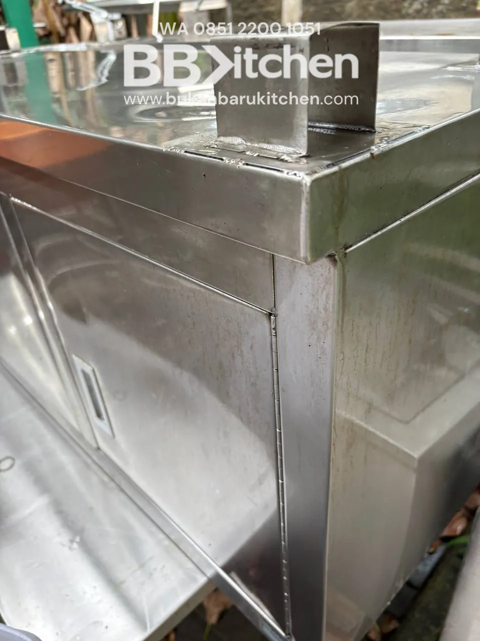 Kabinet Gantung Stainless Ukuran 120x40x50 - Image 4