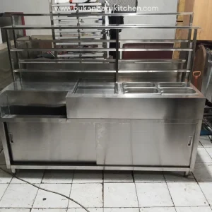 Kabinet Ice Bin + Upper UK 180x70x85 dan Upper 180x30x65