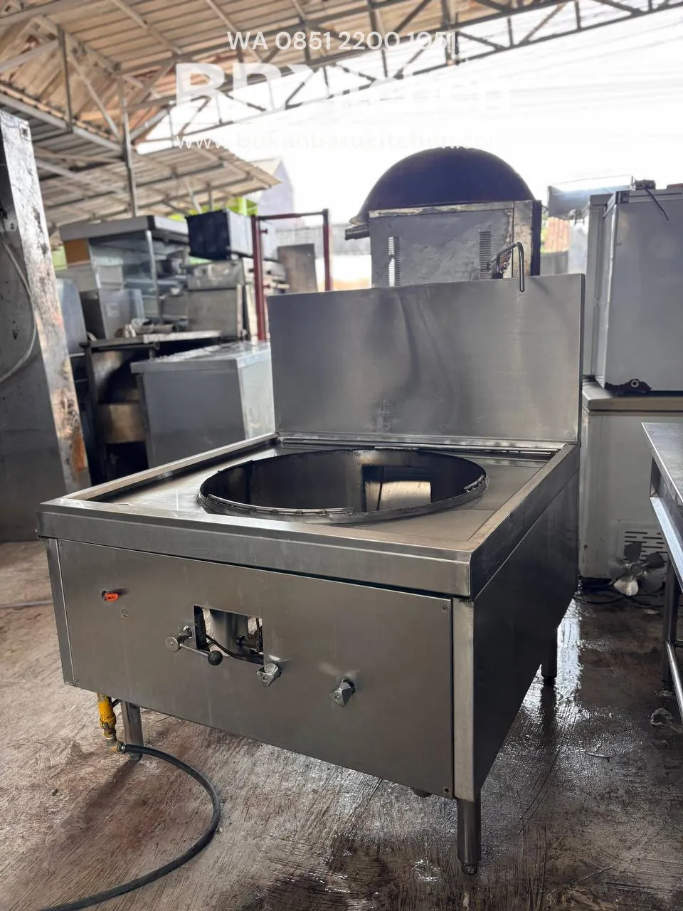 Kompor 1 Tungku Jumbo High Pressure Ukuran 110x115x78