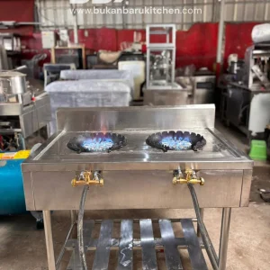 Kompor 2 Tungku High Pressure Ukuran 100x62x83