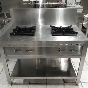 Kompor 2 Tungku High Pressure Ukuran 120x70x85