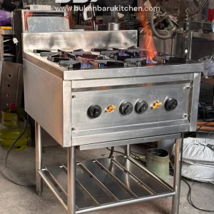 Kompor 4 Tungku 70x70x85 Bekas - High Pressure
