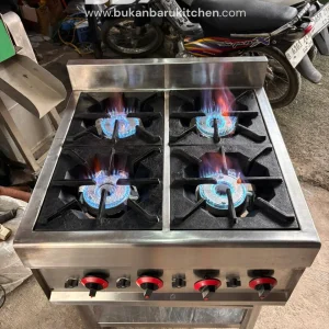 Kompor 4 Tungku 70x70x85 High Pressure - Bekas
