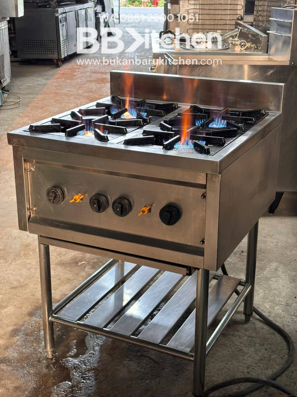 Kompor 4 Tungku 70x70x85 High Pressure - Image 5