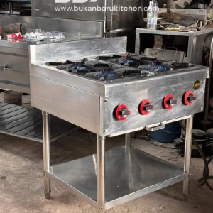 Kompor 4 Tungku 70x70x85 Low Pressure - Bekas