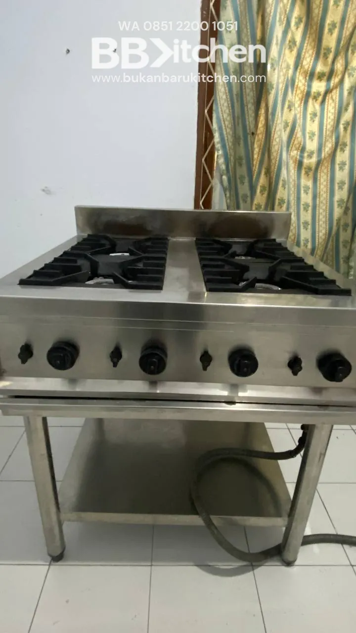 Kompor 4 Tungku High Pressure 80x75x86+11 cm