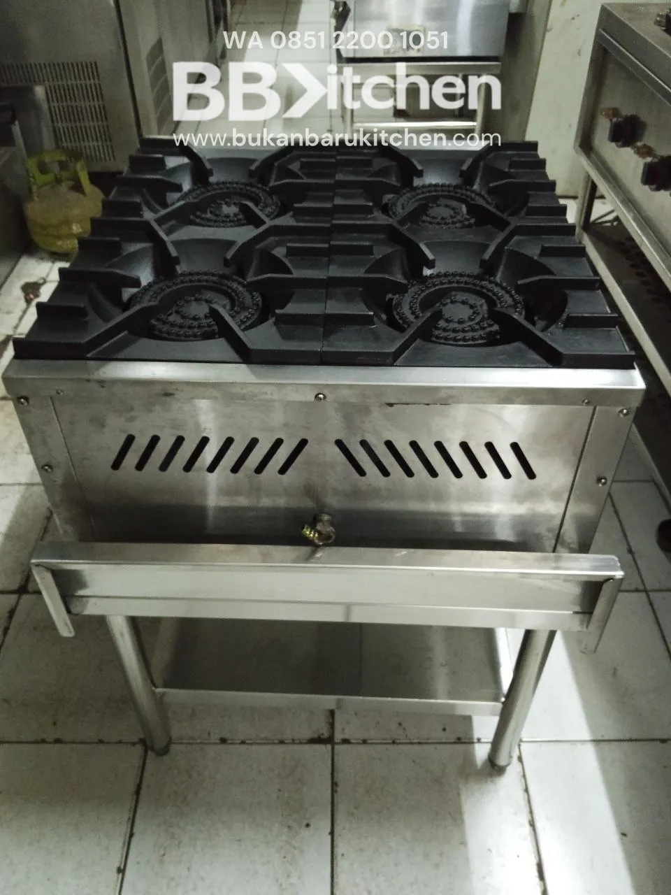 Kompor 4 Tungku Loow Pressure Ukuran 62x72x75 cm - Image 4