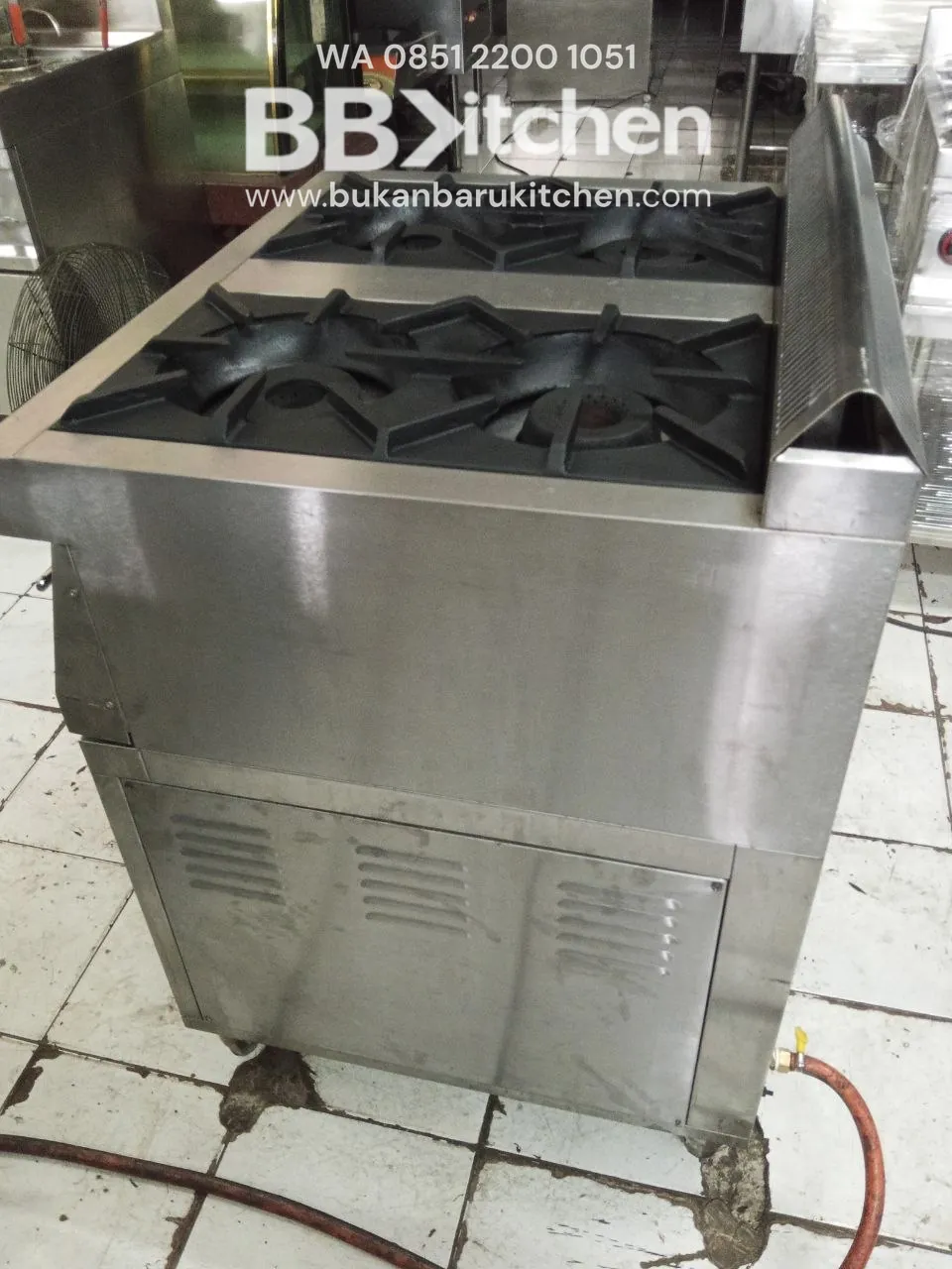 Kompor 4 Tungku Loow Pressure Ukuran 80x70x89 - Image 5