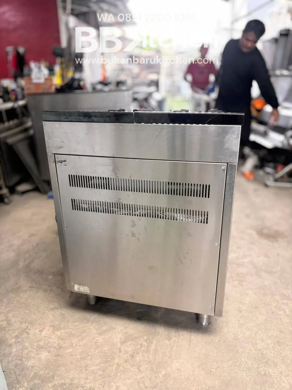 Kompor 4 Tungku Plus Oven Model E-RQB-700 70x70x93 - Image 6