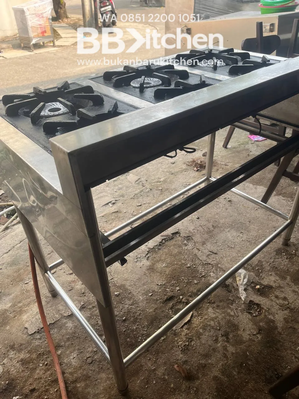 Kompor 6 Tungku High Pressure Crown Ukuran 110x70x85 - Image 6