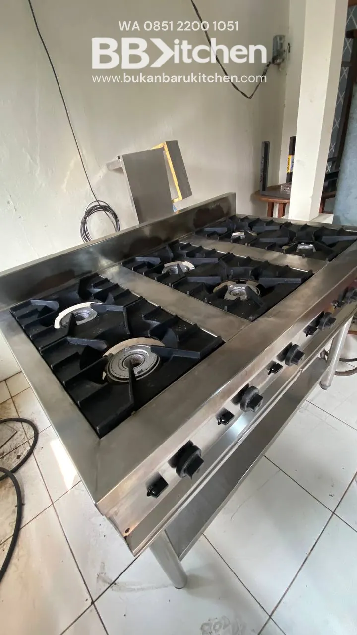Kompor 6 Tungku High Pressure Ukuran 119x75x86+11 - Image 3