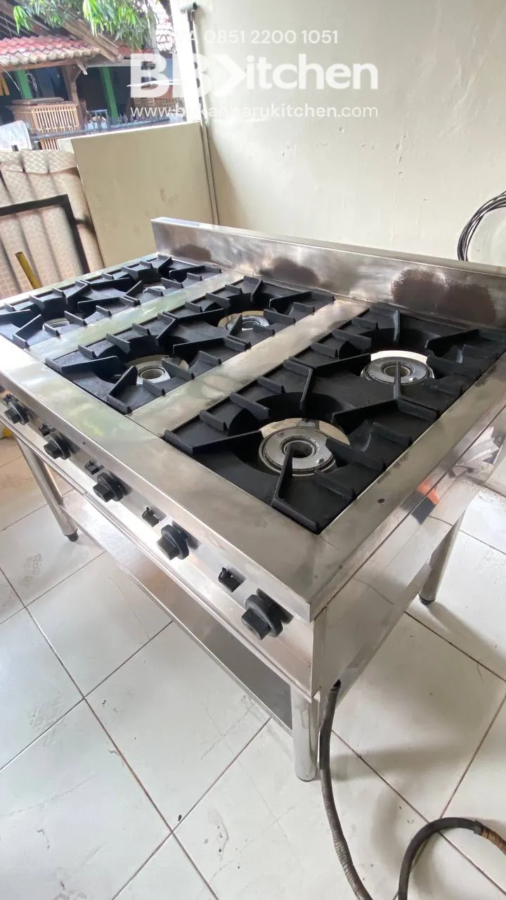 Kompor 6 Tungku High Pressure Ukuran 119x75x86+11 - Image 5