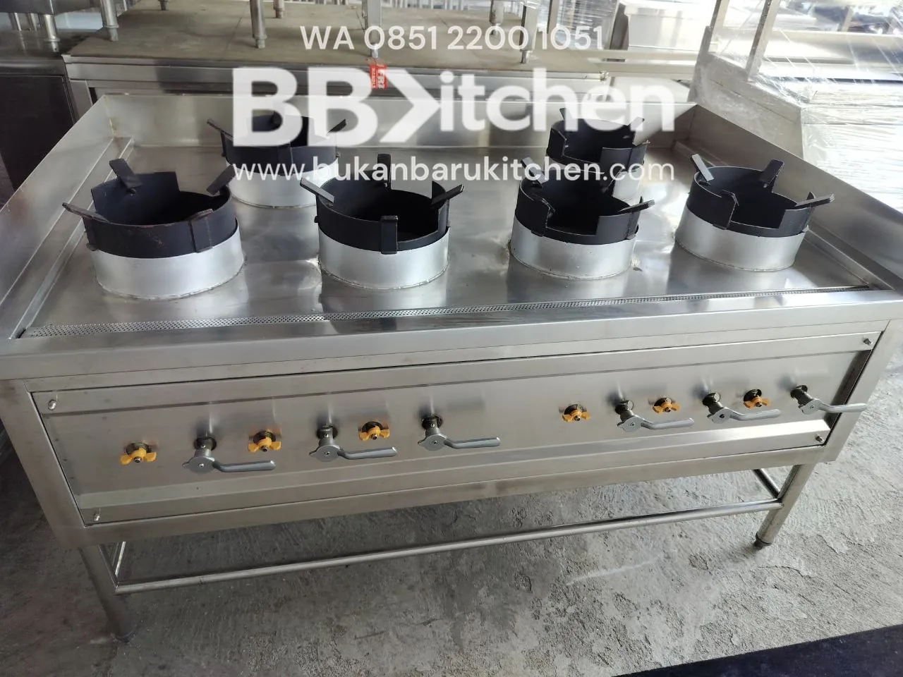 Kompor 6 Tungku High Pressure Ukuran P 150 L 90 T 75 - Image 2