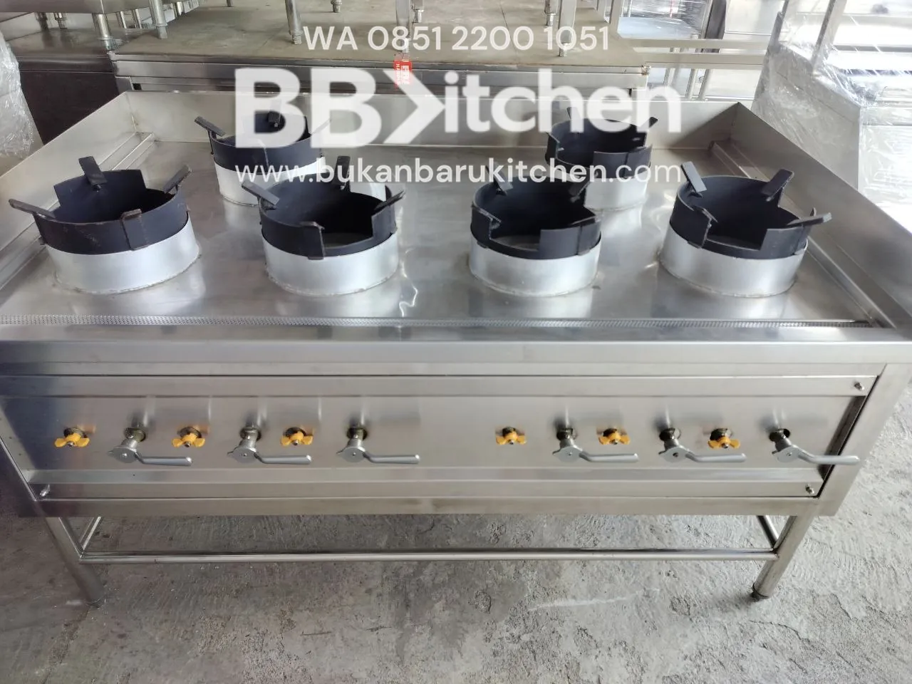 Kompor 6 Tungku High Pressure Ukuran P 150 L 90 T 75