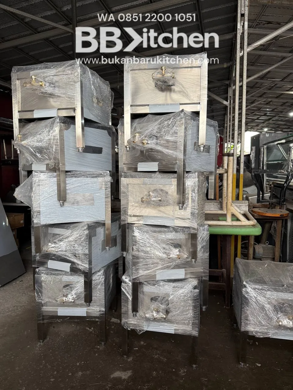 Kompor Gas High Pressure Stock Pot 50x50x58 - Image 2
