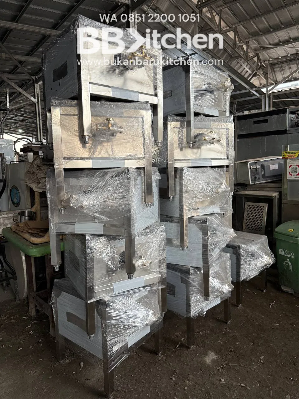 Kompor Gas High Pressure Stock Pot 50x50x58