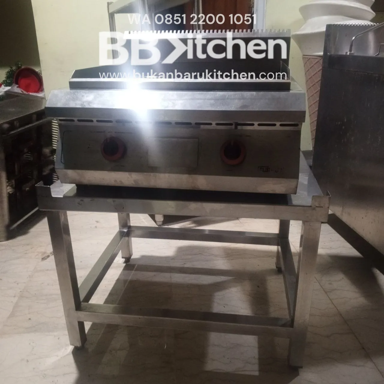Kompor Grill Tepanyaki Ukuran 60x66x26 dan Meja 75x60x55 - Image 3